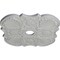 Ekena Millwork Flower Ceiling Medallion (Fits Canopies up to 6 1/4"), Hnd-Painted Frost, 29"OD x 3 5/8"ID x 1 3/8"P CM29FWFRF - alternate 4